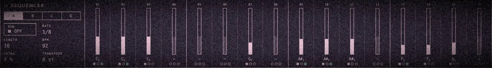 16-step sequencer
